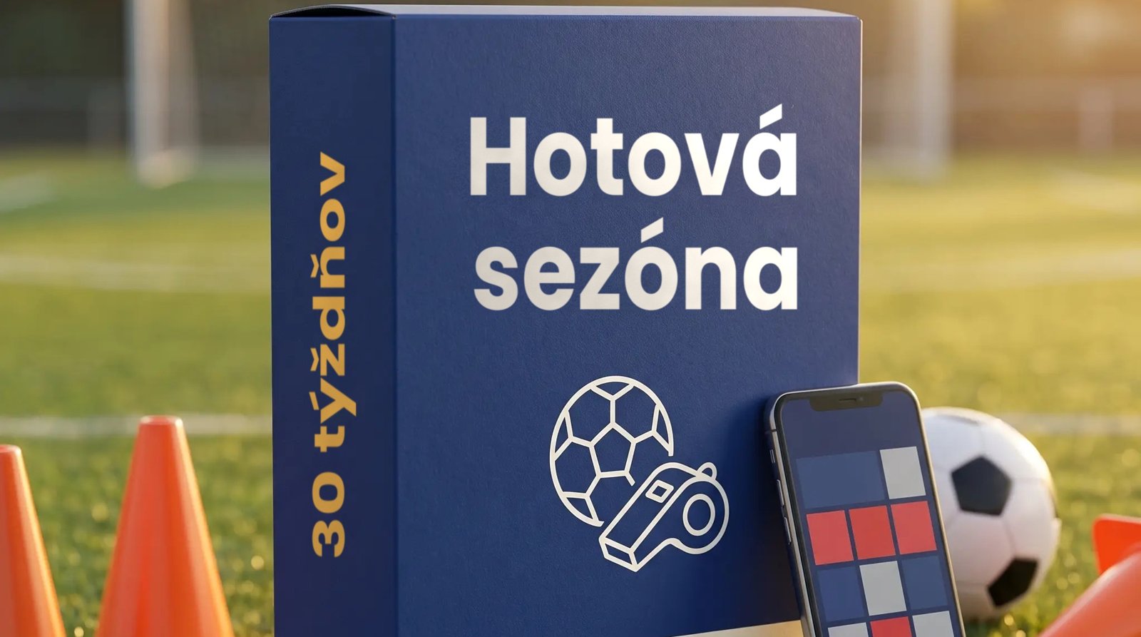 Plánovač sezóny na stole pri ihrisku